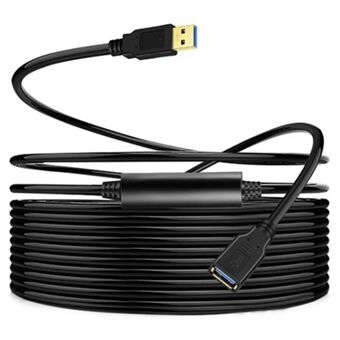 2m USB 3.0-hane till hona-förlängningskabel för höghastighetsdataöverföring i PVC