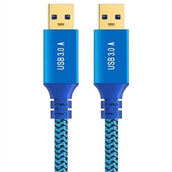 2m USB 3.0 Hane till Hane-kabel Skrivare Hårddisklåda USB-förlängningskabel