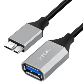 0.5m Plug and Play USB-A 3.0 Hona till Micro B Höghastighetsöverföring Mobil Hårddisk Datakabel