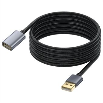 USB-förlängningskabel 5m USB 2.0 Typ A Hane till Hona Förlängningssladd för Skrivare, Tangentbord, Mus, USB-minne