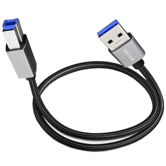 JUNSUNMAY 1m USB-A 3.0 hane till USB typ-B hane skrivarkabel Datorutskriftssladd.