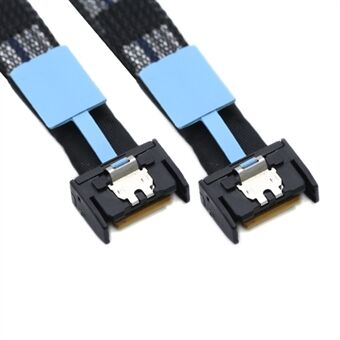 SF-079 50cm MCIO PCI-E 4i 38Pin Male till MCIO 38Pin Male Adapter Förlängningskabel