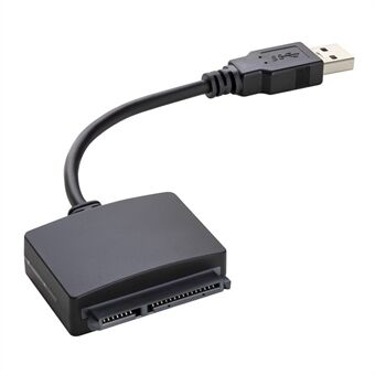 SATA till USB 3.0-adapterkabel för 2,5-tums SSD-SATA-hårddisk för dataöverföring.