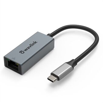 WAVLINK NWU329GC Gigabit Ethernet-adapter USB-C till RJ45 LAN-nätverkskabelkonverterare