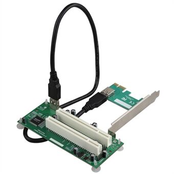 TXB024 PCIe till Dual Pci-platshållarkort för Capture Card / Sound Card Expansion Card