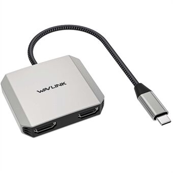 WAVLINK UHP510 Pro USB C till Dubbel HD-konverterare 4K 60Hz Dubbel Monitor Adapter Stöd för 87W PD-laddning