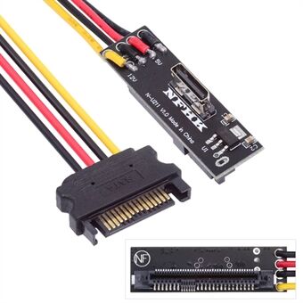 SFF-8611 Oculink Kvinnlig SFF-8612 till U.2 U.3 SFF-8639 NVME Pcie PCI-Express SSD Adapter för Moderkort