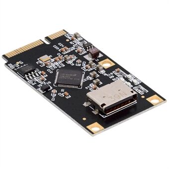 EP-047-8612 Mini PCI-E till Oculink SFF-8612 SFF-8611 SATA 3.0 Fyra Ports Adapterkort, Chip: ASM1064