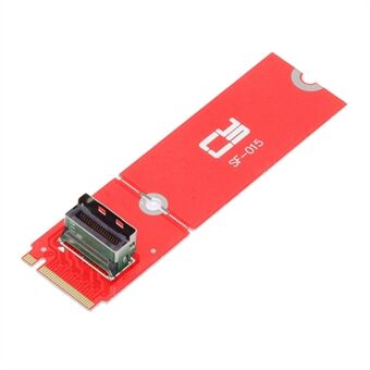 SF-015 PCI-E 5.0 4.0 M.2 M-nyckel till MCIO Mini Cool Edge IO-honadapter för PCIe Nvme SSD 2280.