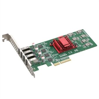 TX1175 4 USB3.0 PCIE X4 Expansion Card 4x5G Stationär dator Visuell Capture-kort