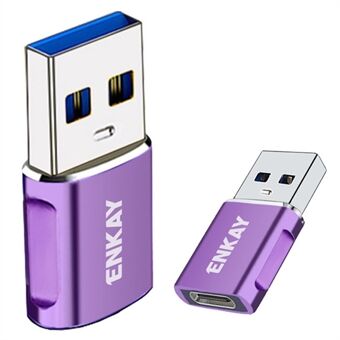 ENKAY HAT PRINCE ENK-AT119 USB 3.0 Hane Adapter till Type-C Kvinna Snabb Dataöverföringskonverterare