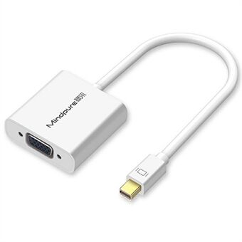 MINDPURE AD006 1080P / 60Hz Mini DP Hane till VGA Hona Adapterkabel för MacBook PC