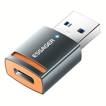 ESSAGER Type-C hona till USB hane adapter aluminiumlegering OTG-kontakt