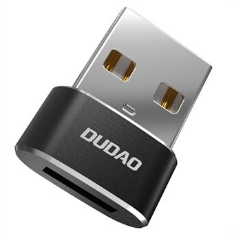 DUDAO L16AC För iPhone 15 USB Hane till USB-C Hona Adapter Laddning Dataöverföring OTG Omvandlare