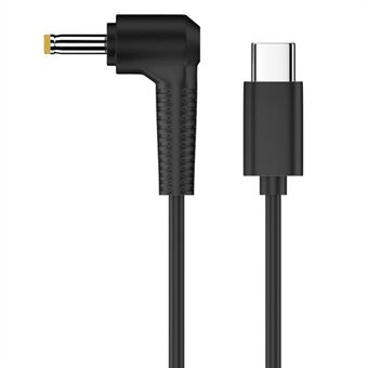 USB-C till DC-strömkabeladapter 15V 4,8 x 1,7 mm PVC-nätsladd för routrar, kameror, TV-box, skrivbordslampor