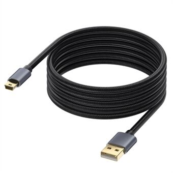 3m USB 2.0 till Mini B Hane Laddningssladd USB Mini till USB Laddningskabel för PS3 Kontroll / MP3 Spelare / Kamera