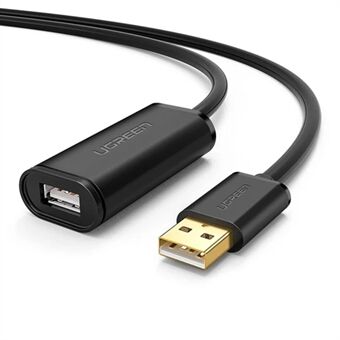 UGREEN 5m USB 2.0 hane till hona signalförstärkare förlängningskabel sladd för skrivardator Laptop