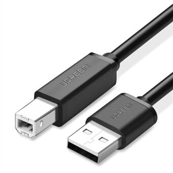 UGREEN 1m USB 2.0 Typ A till Typ B Skrivarkabel Skanner Hårddisksladd för Canon Epson HP Brother Zebra etikettskrivare