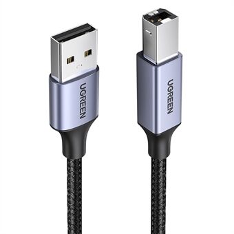 UGREEN 1m 480Mbps High Speed USB A till USB B-kabel för HP Epson Canon Brother skrivare hane till hane sladd