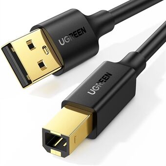 UGREEN 1m High Speed USB 2.0 skrivarkabel för HP Canon Epson USB Typ B hane till en hane sladd