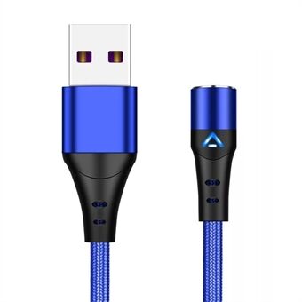 2m Magnetic Attraction Nylon Braided 3A Charging Cable USB Data Transmission Cord (No Magnetic Adapter)