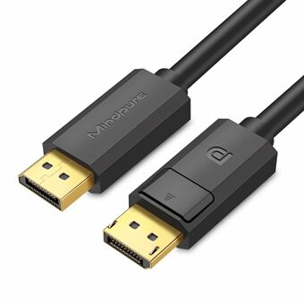 MINDPURE DP001 1m 3D Videokabel Displayport 1.2 4K / 60Hz 2K / 144Hz DP till DP Sladd