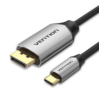 VENTION CGZBG CGZ-serien 1,5m Typ-C till DP-kabel Aluminiumlegering 4K USB-C till DisplayPort-adapter för Laptop PC