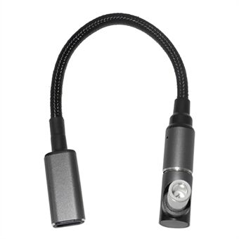 För Dell Latitude D505 D510 D800 D810 D820 E5530 E5400 E6500 100W laddningskabel för bärbar dator USB C till 7,4 * 5,0 mm magnetomvandlarsladd