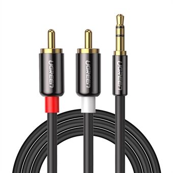 UGREEN 3M 3,5 mm till 2RCA Audio Y splitterkabel AUX-sladd för smartphone-högtalarplatta