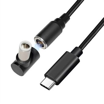 USB-C till 7,4x5,0 mm för Dell Latitude Laptop, 1,8m 100W magnetisk absorption USB-C-laddningskabel Notebook-adapter Quick DC-kabel