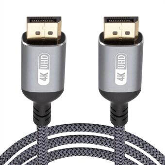 KFD 4M extra lång 4K DisplayPort-kabel HD-upplösning Dator DP till DP sladd vävd tråd