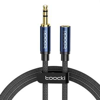 TOOCKI TQ-YP06 2m 3,5mm Hane till Hona Aux Adapterkabel Stereo Förlängningssladd för Hörlurar Headset