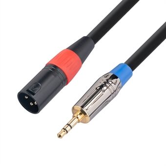 TC194BUXK108-03 0,3 m 3,5 mm hane till XLR hane ljudkabel mikrofonadaptersladd