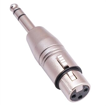 LZ1179 1/4 tums 6,35 mm TRS hane till XLR honadapter Stereobalanserad ljudkontakt