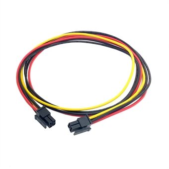 CY PW-071-0.6M ATX Molex Micro Fit-kontakt 4-stift hane till hane strömkabel