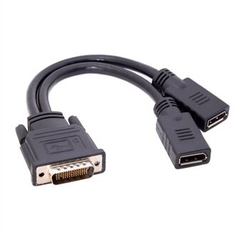 DMS-59Pin Male to Dual DP Displayport Female Splitter Extension Cable for PC Graphics Card