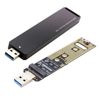 USB 3.0 till Nvme M-Key M.2 NGFF SSD Extern PCBA Omvandlare Adapter Kort Flash Disk Typ