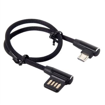 Micro USB 5pin till Vinklad Vänster 90 Graders USB 2.0 Datakabel