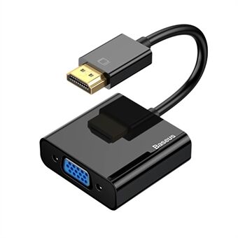 BASEUS HD4K till VGA HD High Definition Adapter - Svart