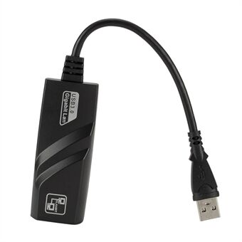 Bärbar trådbunden nätverksadapter USB 3.0 till Gigabit Ethernet RJ45 LAN 10/100 / 1000 Mbps Ethernet-nätverkskort för bärbar dator