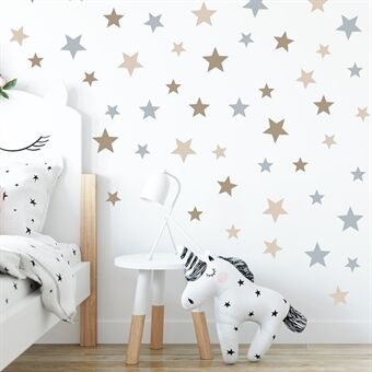 71 st/set Cartoon Stars Wall Stickers Avtagbara Nursery Wall Decals Barn Kids Baby Room Interiör Home Decor (Ingen EN71-certifiering)