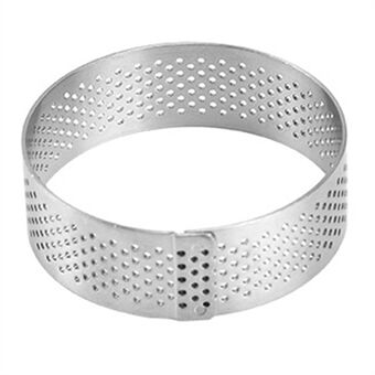 6 cm Diameter Baking Mould 304 Rostfritt Stål Tårtform för Cake Mousse (Fri från BPA, Ingen FDA)