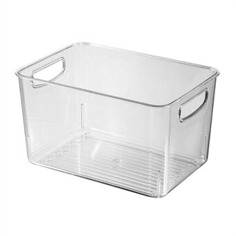 TY-9048 Kylskåpsmatorganisatör Transparent PET förvaringsbox, Storlek M (BPA-fri, Ej FDA-godkänd)