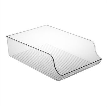 TY-0918 Storlek Stor Kökskylskåp Organizer Transparent PET Burkdrick Förvaringsbox (BPA-fri, Ej FDA-godkänd)