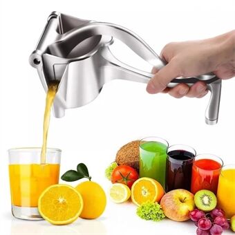 Matklassig manuell juicer av aluminiumlegering för att pressa juice (Ej FDA-certifierad, fri från BPA)