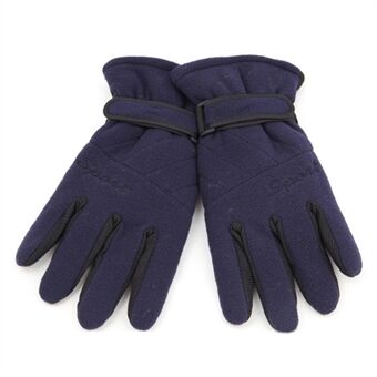 AOTU 1 Par Vinter Outdoor Skidåkning Cykling Polar Fleece Varma Handskar Vindtäta Antisladd Helfingerhandskar