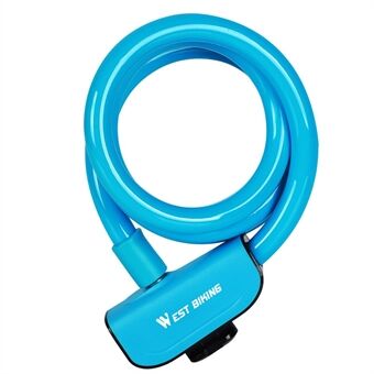 WEST BIKING Anti-theft Lengthened Bold Steel Cable Bicycle Lock