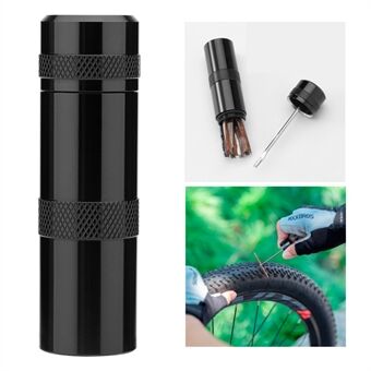 ROCKBROS VVT-1PULS Bärbar Cykel Tubeless Däck Reparationssats Pin Gummi Strip Tool med förvaringsväska