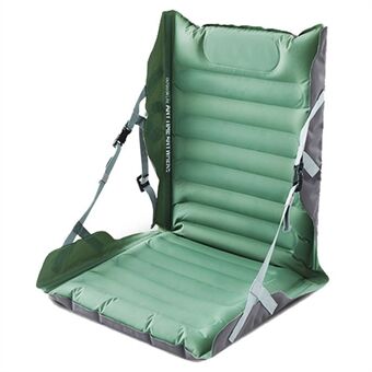 GM-z01 Justerbar Outdoor Uppblåsbar Fällbar Sittdyna 40D Nylon Camping Picknick Strandstol