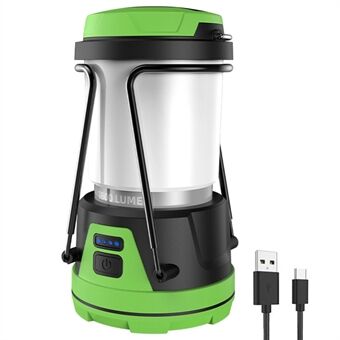 LED Camping Lantern 4400mAh Outdoor tältlampa Power Bank för orkan, vandring, hem, nödsituation